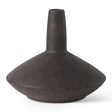 Mercana Rylee 6.9H Dark Brown Ceramic Vase