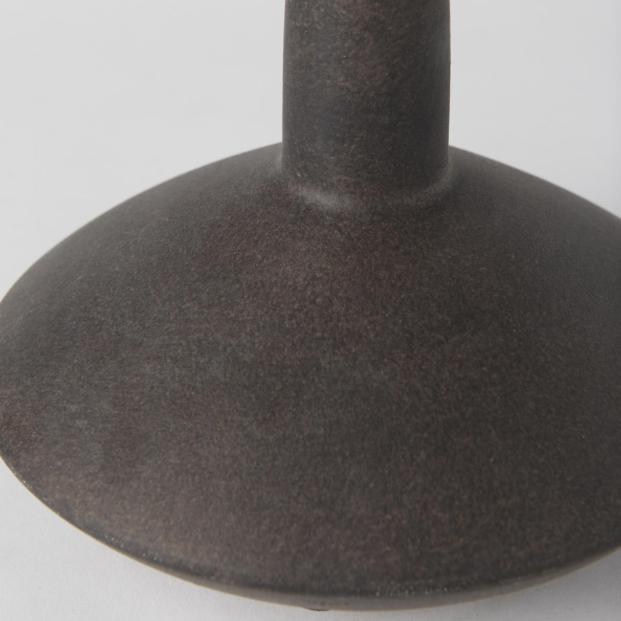 Mercana Rylee 6.9H Dark Brown Ceramic Vase