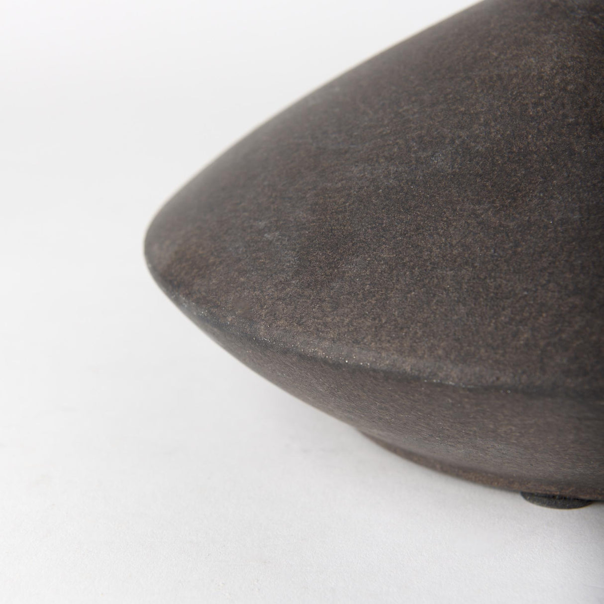 Mercana Rylee 6.9H Dark Brown Ceramic Vase