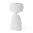 Mercana Rylee 11.6H White Ceramic Vase