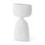 Mercana Rylee 11.6H White Ceramic Vase