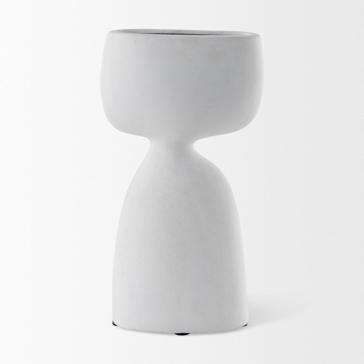 Mercana Rylee 11.6H White Ceramic Vase