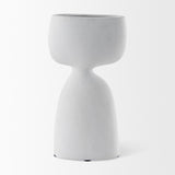 Mercana Rylee 11.6H White Ceramic Vase