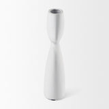 Mercana Rylee 11.6H White Ceramic Vase