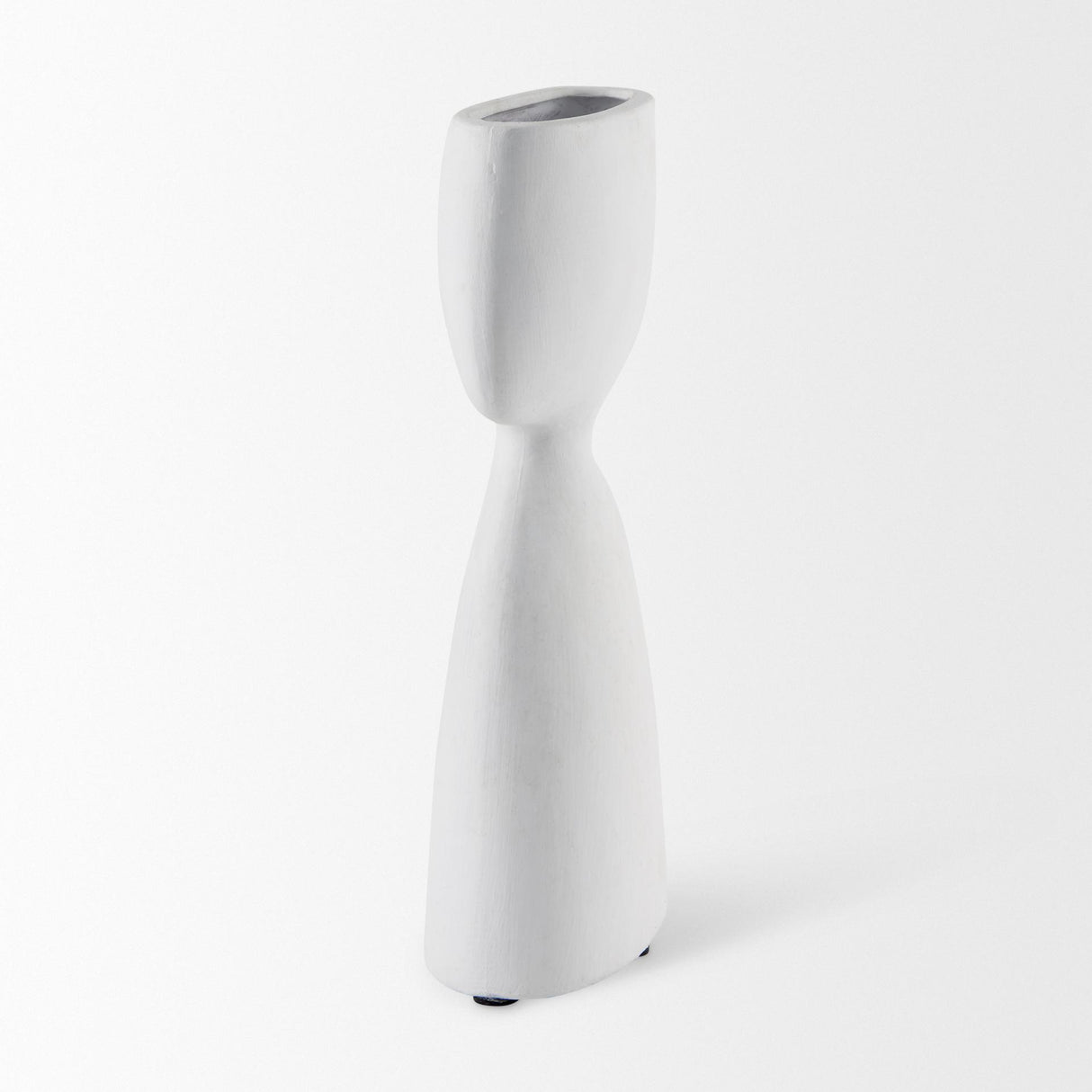 Mercana Rylee 11.6H White Ceramic Vase