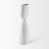 Mercana Rylee 11.6H White Ceramic Vase