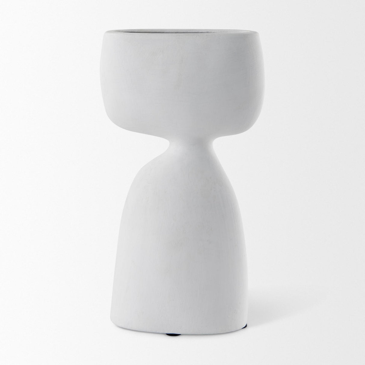 Mercana Rylee 11.6H White Ceramic Vase