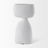 Mercana Rylee 11.6H White Ceramic Vase