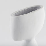 Mercana Rylee 11.6H White Ceramic Vase