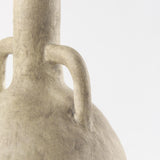 Mercana Zenni 6.1L x 6.1W x 12.0H Warm Beige Ceramic Vase