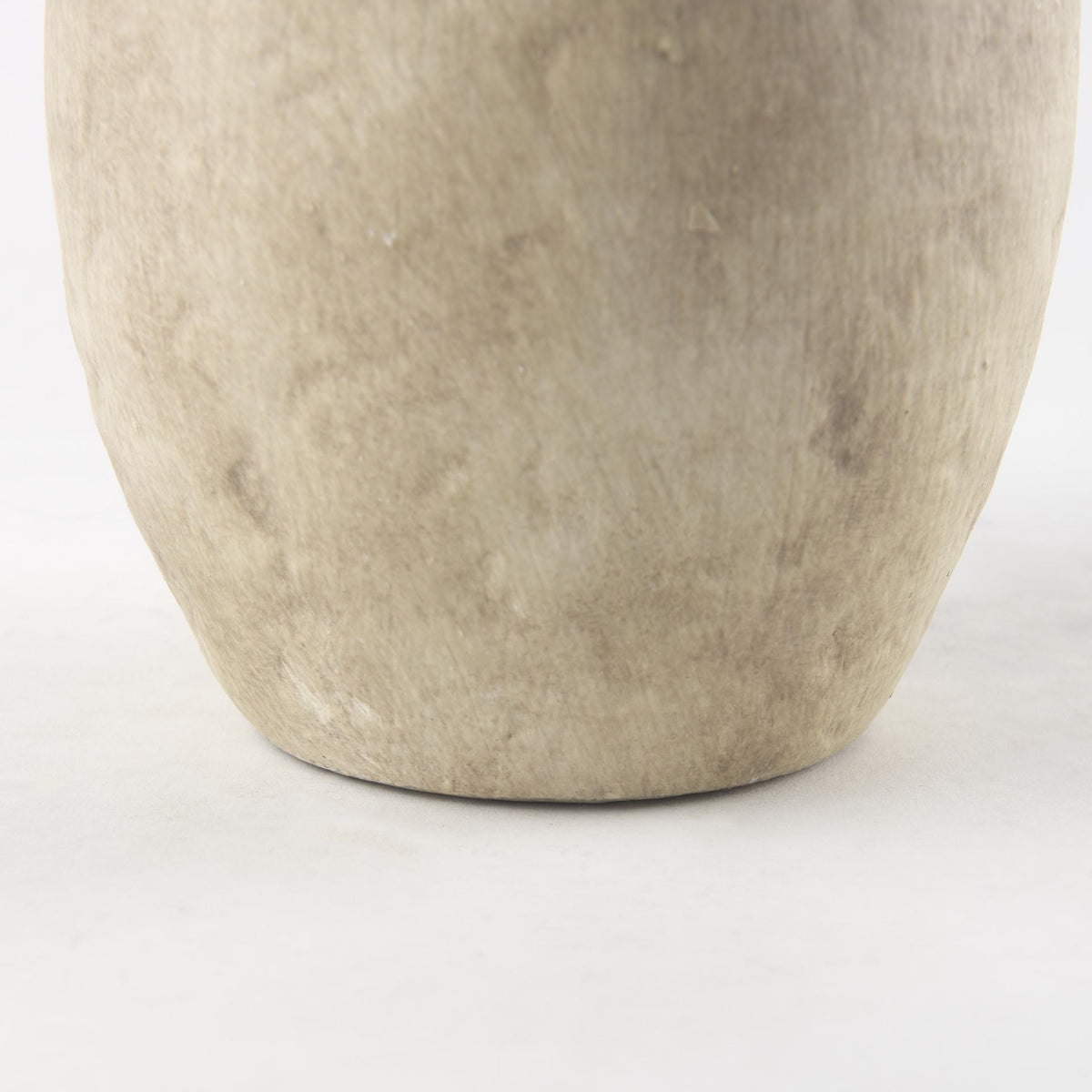 Mercana Zenni 6.1L x 6.1W x 12.0H Warm Beige Ceramic Vase