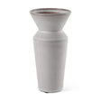 Mercana Esme 4.5L x 4.5W x 10.4H Whitewashed Ceramic Vase