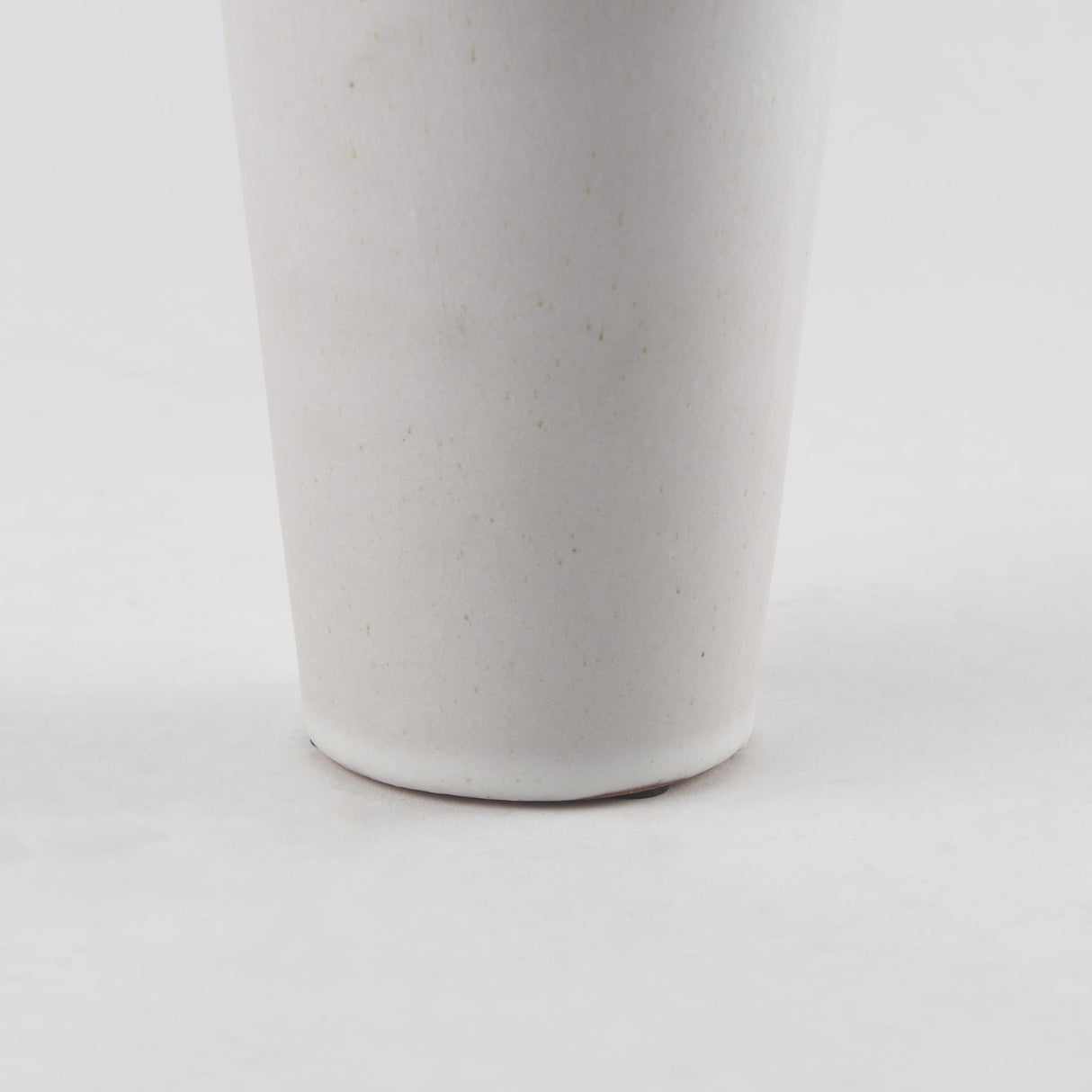 Mercana Esme 4.5L x 4.5W x 10.4H Whitewashed Ceramic Vase