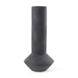 Mercana Esme 7.1L x 7.1W x 15.0H Dark Gray Ceramic Vase