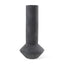 Mercana Esme 7.1L x 7.1W x 15.0H Dark Gray Ceramic Vase