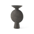 Mercana Kaz 6.7L x 5.5W x 11.2H Earthy Brown Ceramic Vase