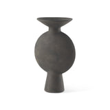 Mercana Kaz 6.7L x 5.5W x 11.2H Earthy Brown Ceramic Vase