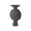 Mercana Kaz 6.7L x 5.5W x 11.2H Earthy Brown Ceramic Vase