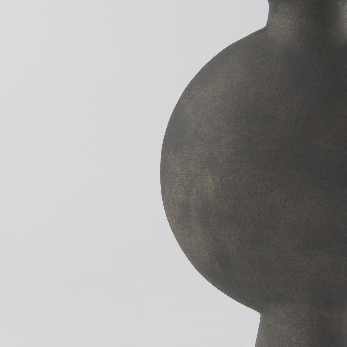 Mercana Kaz 6.7L x 5.5W x 11.2H Earthy Brown Ceramic Vase
