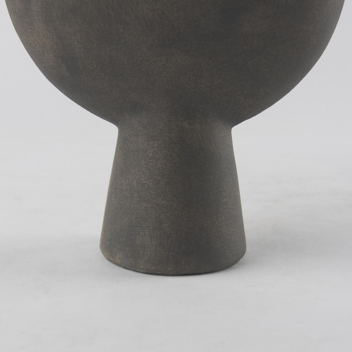 Mercana Kaz 6.7L x 5.5W x 11.2H Earthy Brown Ceramic Vase