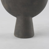 Mercana Kaz 6.7L x 5.5W x 11.2H Earthy Brown Ceramic Vase
