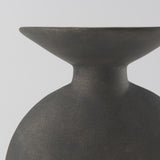 Mercana Kaz 6.7L x 5.5W x 11.2H Earthy Brown Ceramic Vase