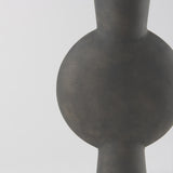 Mercana Kaz 8.3L x 3.9W x 16.7H Earthy Brown Ceramic Vase