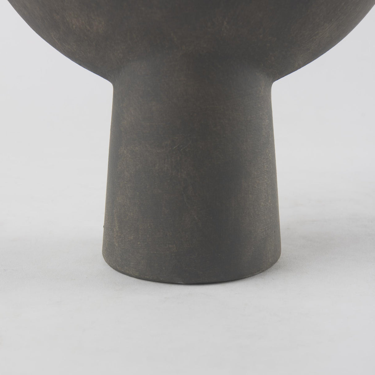 Mercana Kaz 8.3L x 3.9W x 16.7H Earthy Brown Ceramic Vase