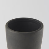Mercana Kaz 8.3L x 3.9W x 16.7H Earthy Brown Ceramic Vase