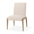 Mercana Palisades Cream Upholstery w/ Solid Wood Armless Dining Chair