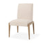 Mercana Palisades Cream Upholstery w/ Solid Wood Armless Dining Chair