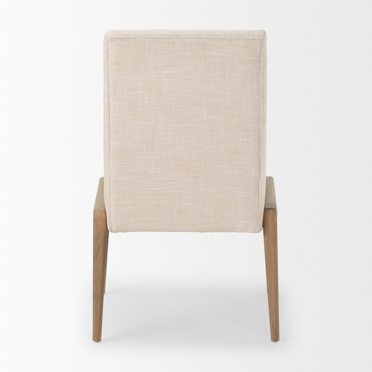 Mercana Palisades Cream Upholstery w/ Solid Wood Armless Dining Chair