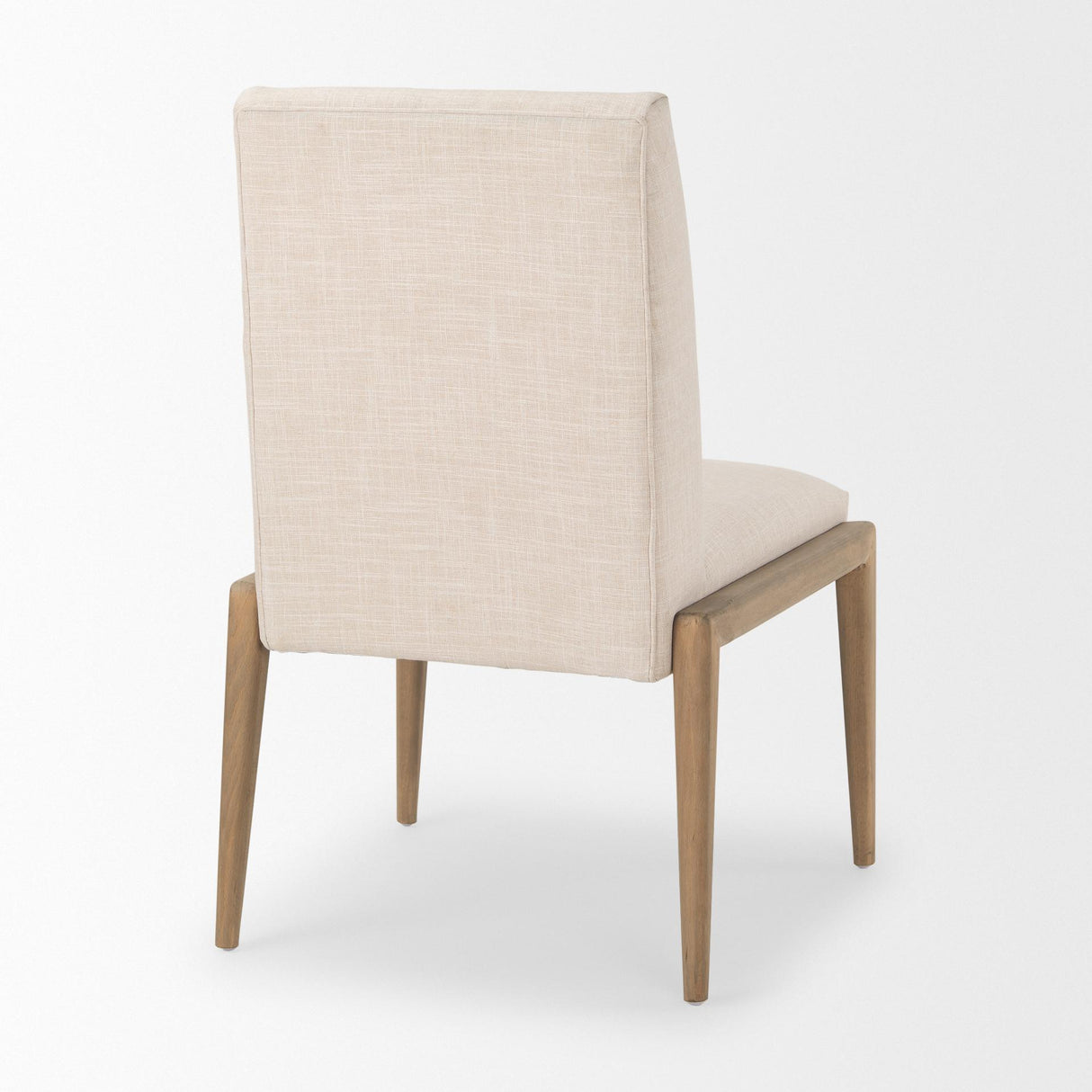 Mercana Palisades Cream Upholstery w/ Solid Wood Armless Dining Chair