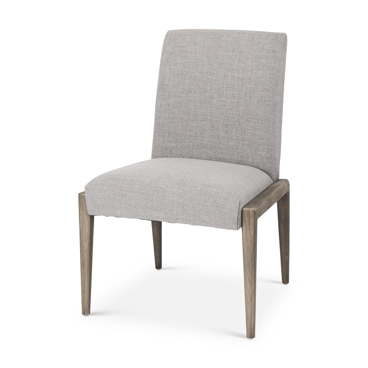 Mercana Palisades Gray Upholstery w/ Solid Wood Armless Dining Chair