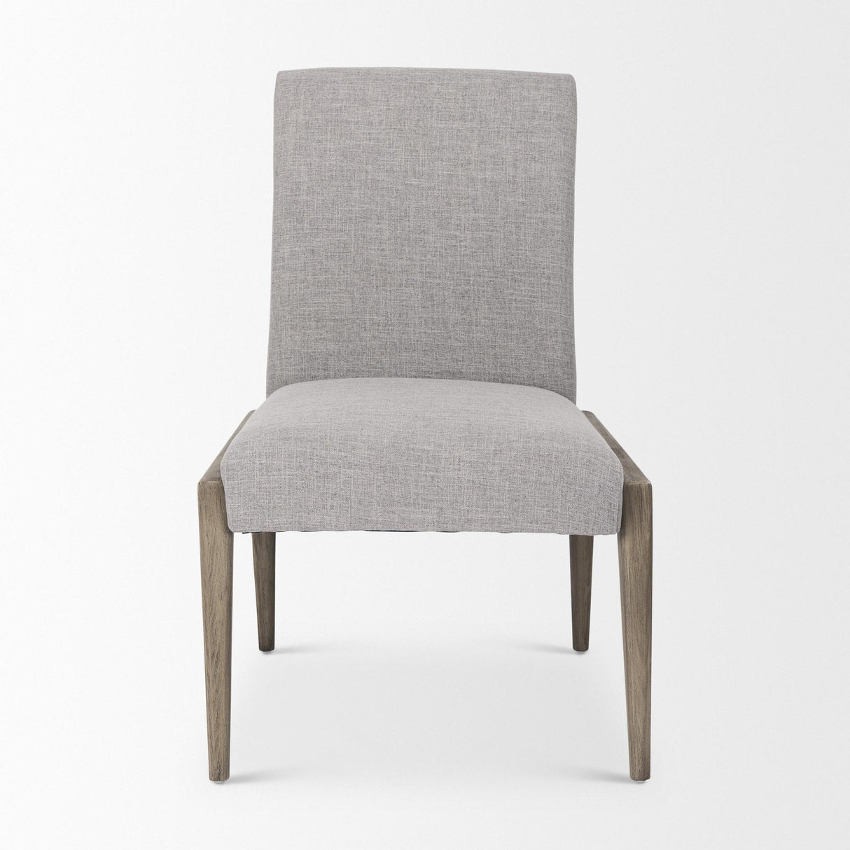 Mercana Palisades Gray Upholstery w/ Solid Wood Armless Dining Chair