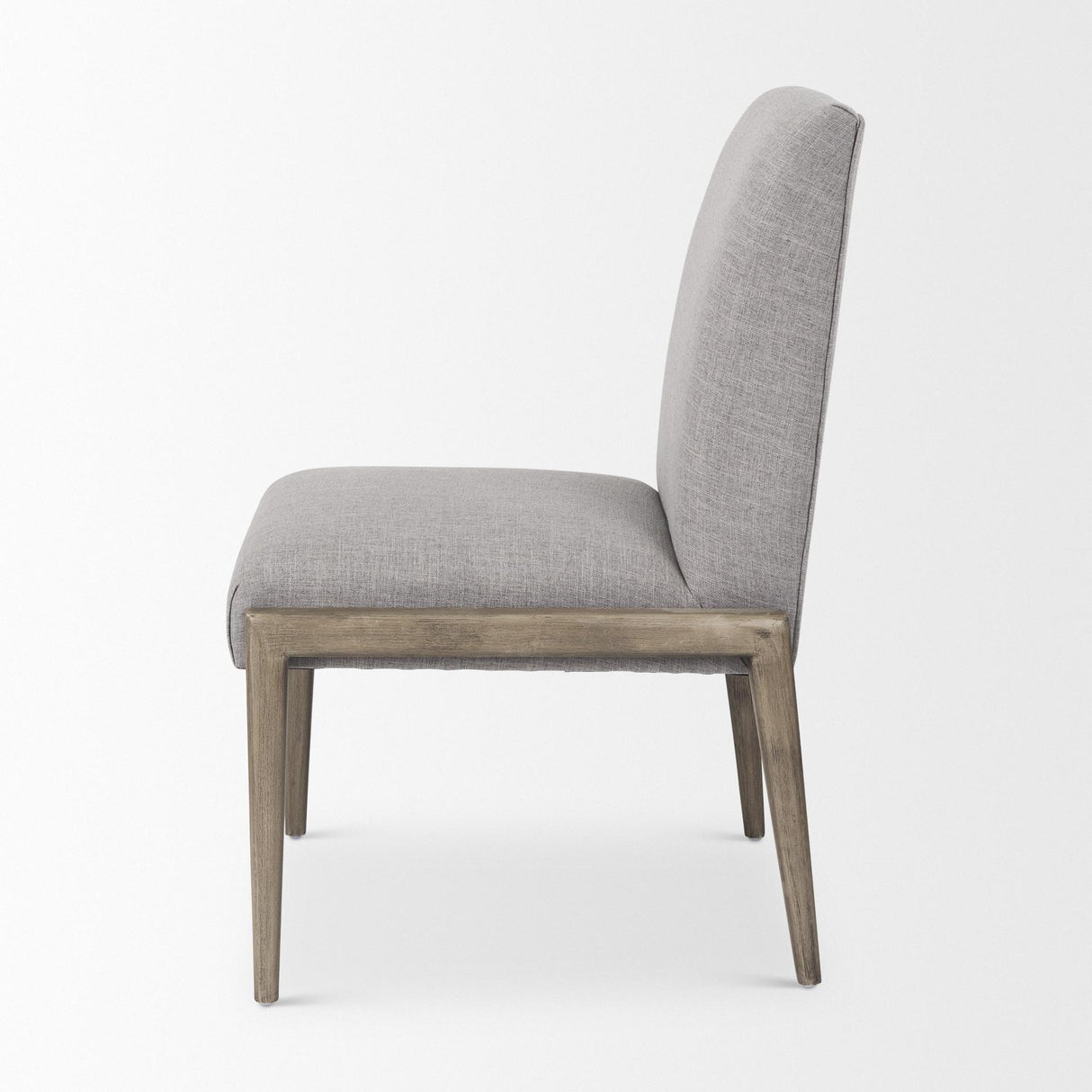 Mercana Palisades Gray Upholstery w/ Solid Wood Armless Dining Chair