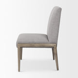 Mercana Palisades Gray Upholstery w/ Solid Wood Armless Dining Chair