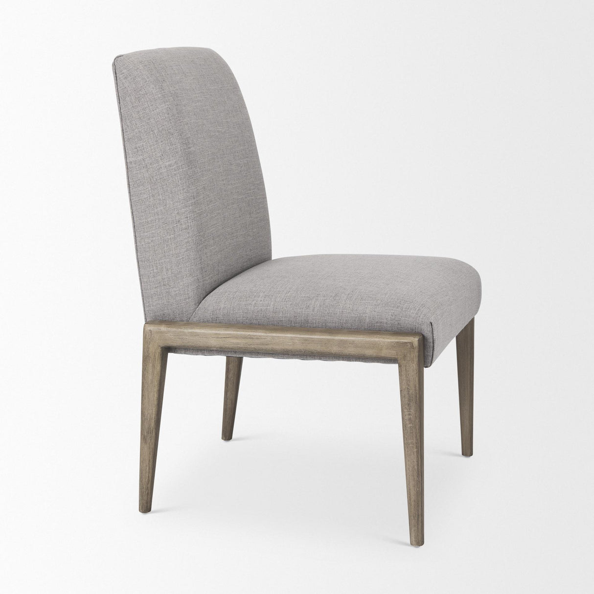 Mercana Palisades Gray Upholstery w/ Solid Wood Armless Dining Chair