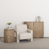 Mercana Sovereign Oatmeal Fully Upholstered Accent Chair