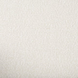 Mercana Kopari 30.1L x 30.5W x 37.2H White Boucle Fabric W/Dark Brown Wood Accent Chair