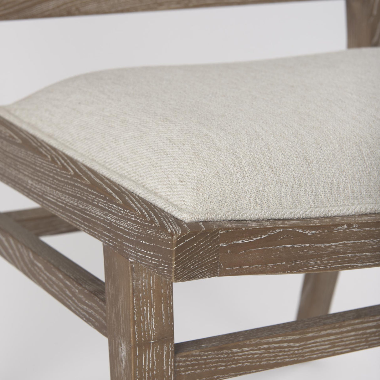 Mercana Wynn Fabric W/Brown Wood Dining Chair