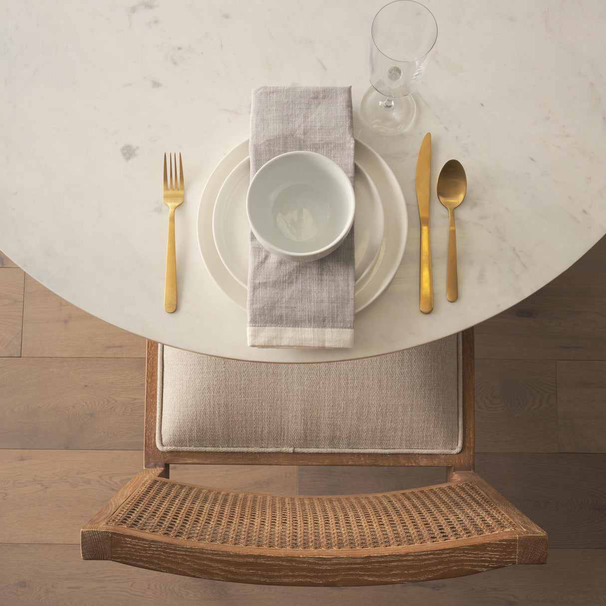 Mercana Wynn Fabric W/Brown Wood Dining Chair