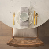 Mercana Wynn Fabric W/Brown Wood Dining Chair