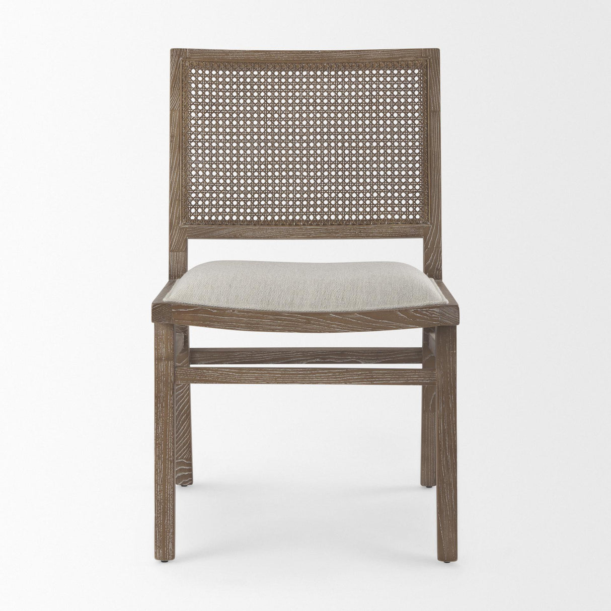 Mercana Wynn Fabric W/Brown Wood Dining Chair