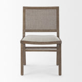 Mercana Wynn Fabric W/Brown Wood Dining Chair