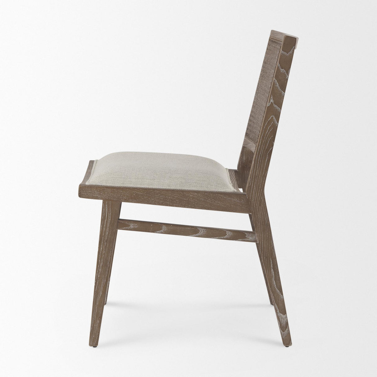Mercana Wynn Fabric W/Brown Wood Dining Chair