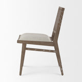 Mercana Wynn Fabric W/Brown Wood Dining Chair