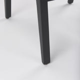 Mercana Wynn 20.5L x 24.6W x 34.1H Beige Fabric W/Black Wood Dining Chair