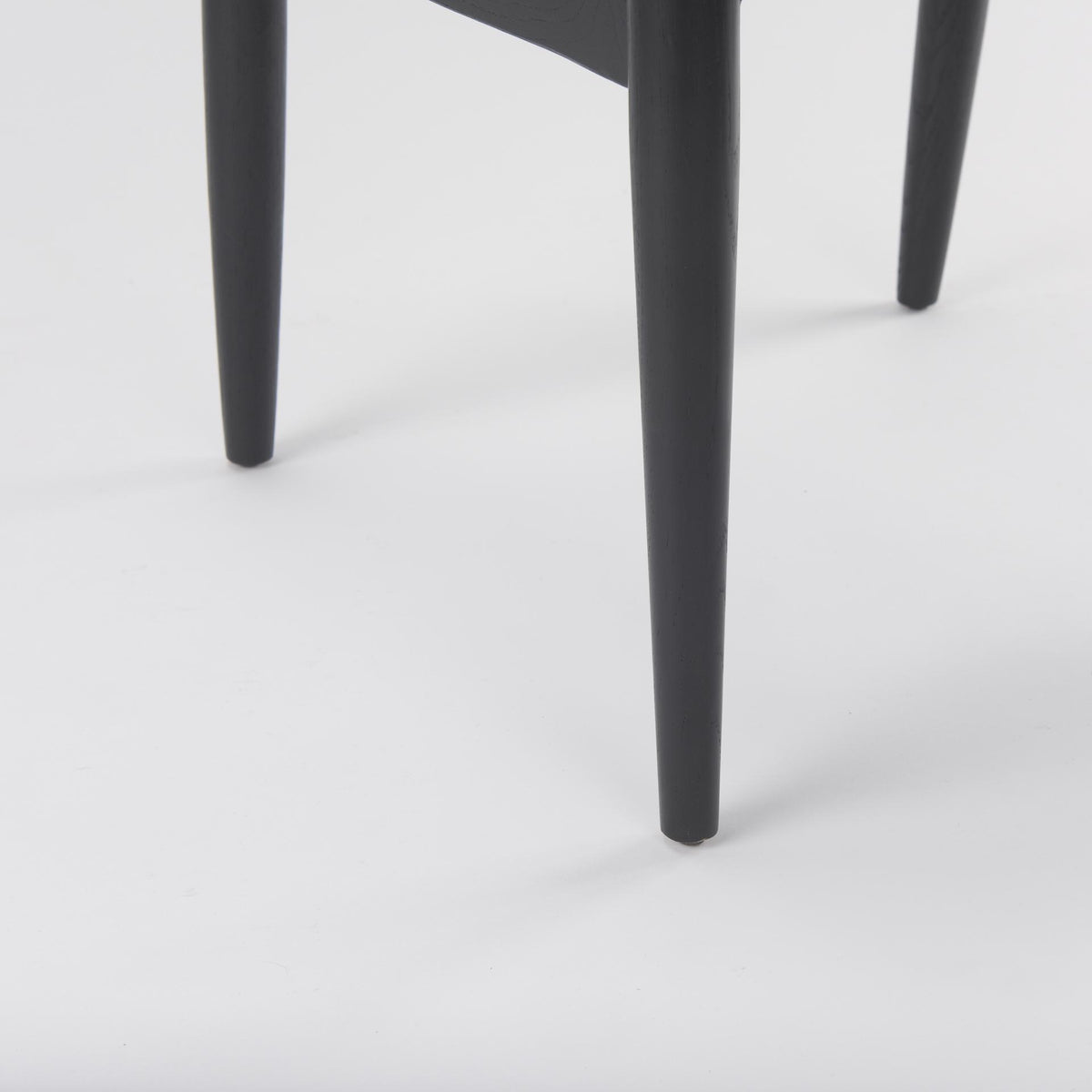 Mercana Cline 20.9L x 23.0W x 31.9H Gray Fabric W/Black Wood Dining Chair