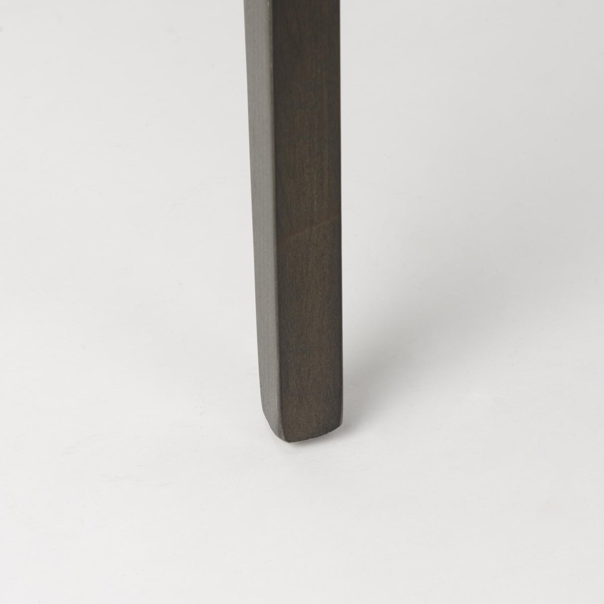 Mercana Tahoe Cream Upholstered and Black-Brown Wood Armless Dining Chair